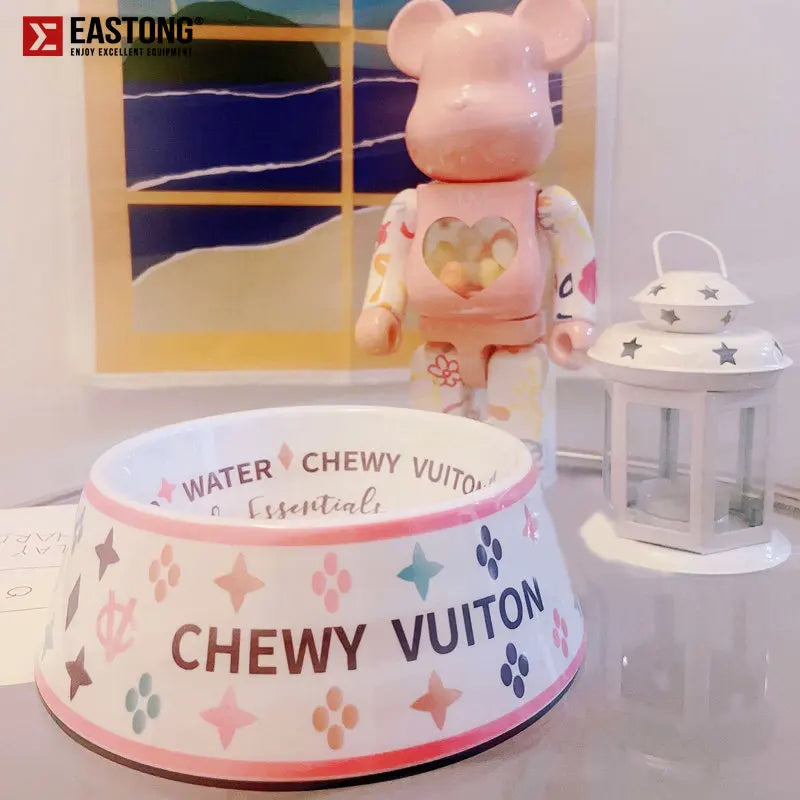 Luxury Brand Designer Dog Bowl